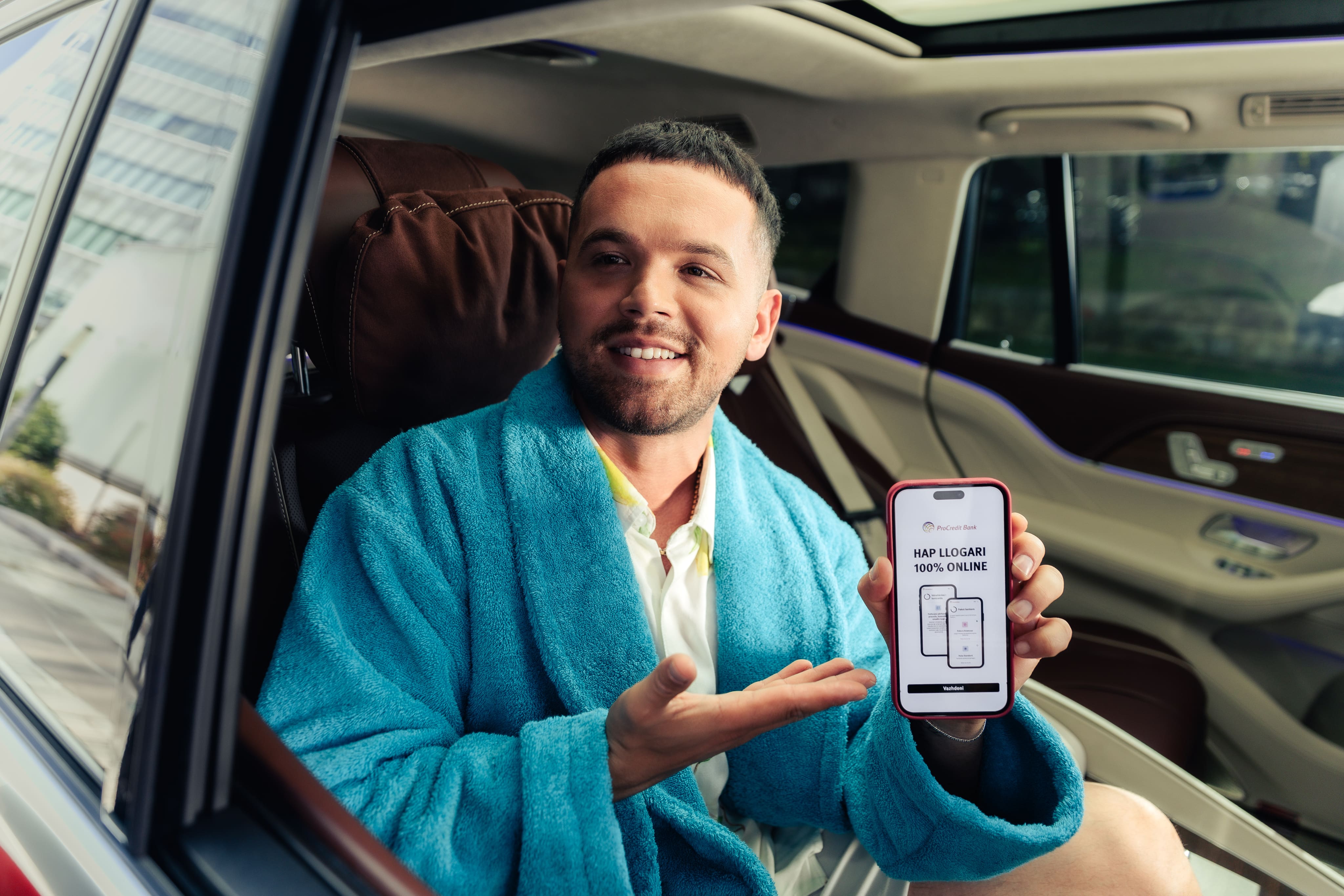 Man Holding Phone